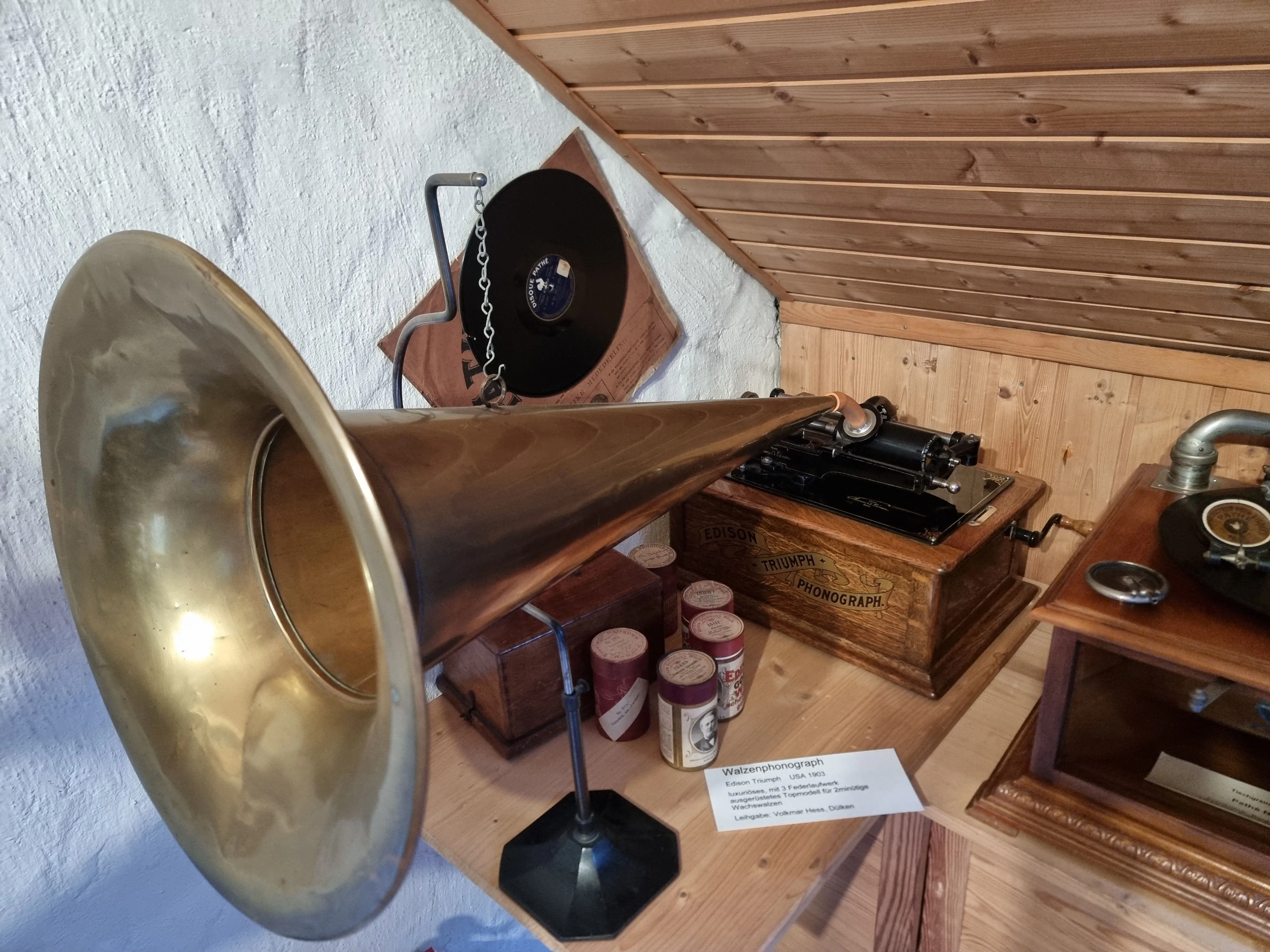 Edison Triumph Phonograph USA 1903